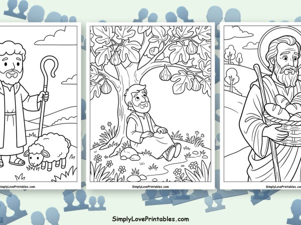 12 disciples coloring pages featured image