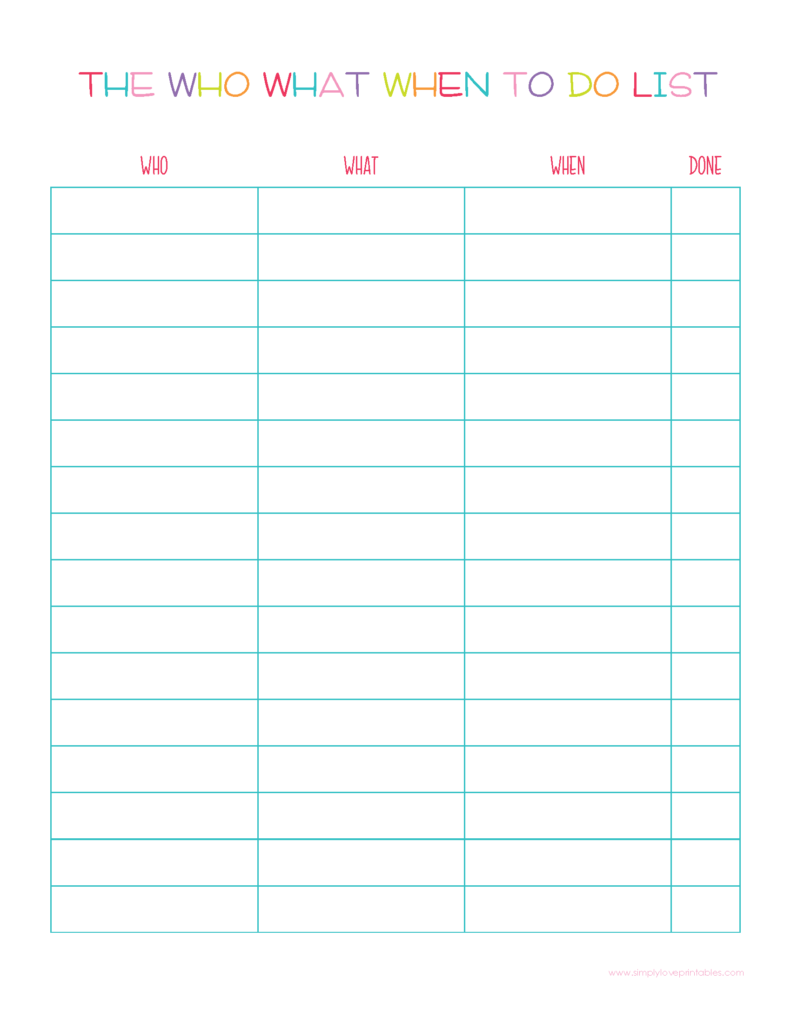 Who_What_When_To_Do_List