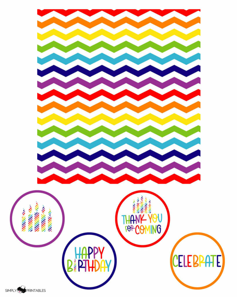 Simply Love Printables Happy Birthday Candy Wrapper Template With Labels