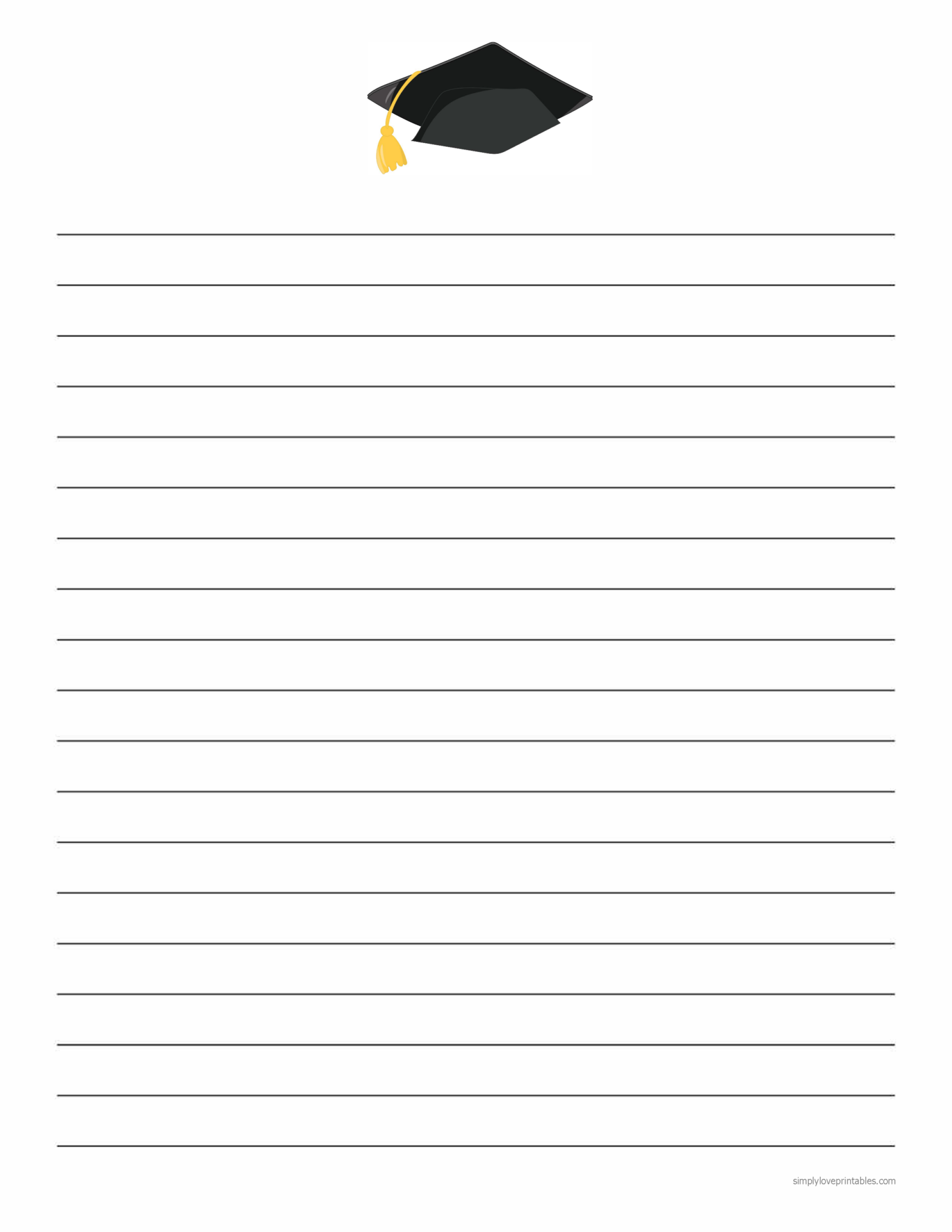 Free Printable Class of 2020 Journal Pages - Simply Love Printables