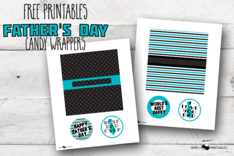 Simply Love Printables | Happy Father's Day Candy Wrapper