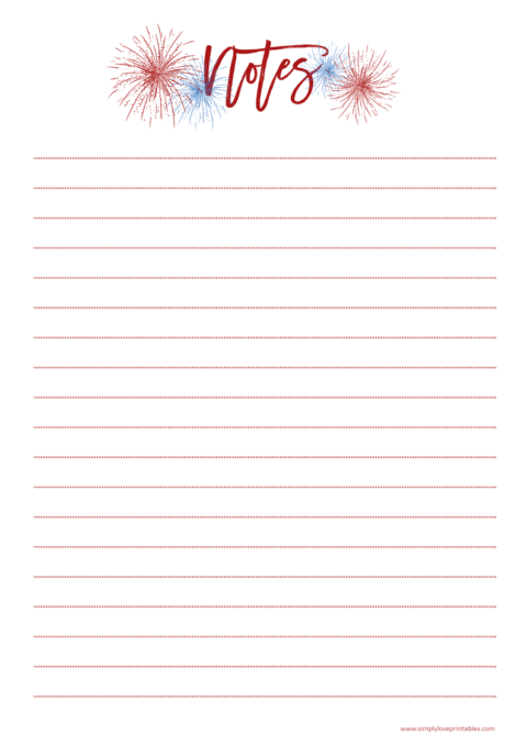 Free Printable July Planner Pages - Simply Love Printables