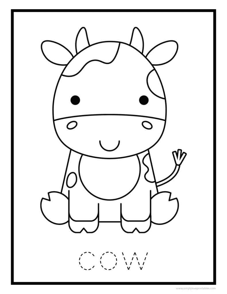 Simply Love Printables Cow Coloring Page Free Printable-1983-76008_1
