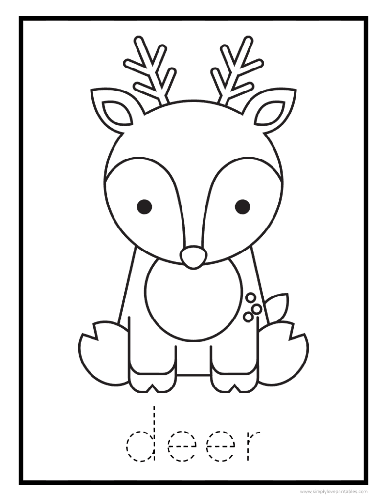 Simply Love Printables Deer Coloring Page Free Printable-1983-76010_1