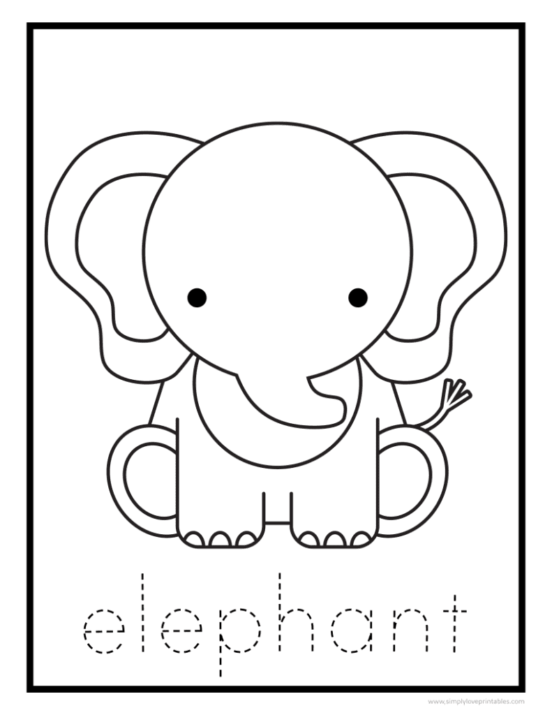 Simply Love Printables Elephant Coloring Page Free Printable-1983-76013_1