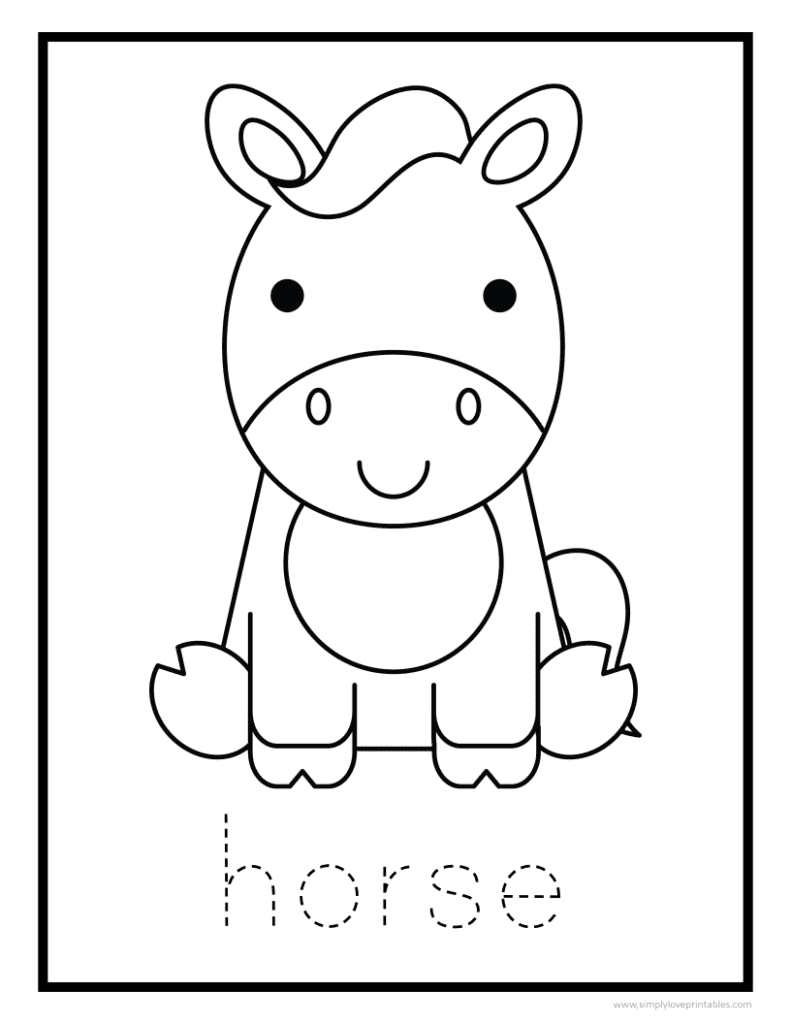 Simply Love Printables Horse Coloring Page Free Printable-1983-76065_1