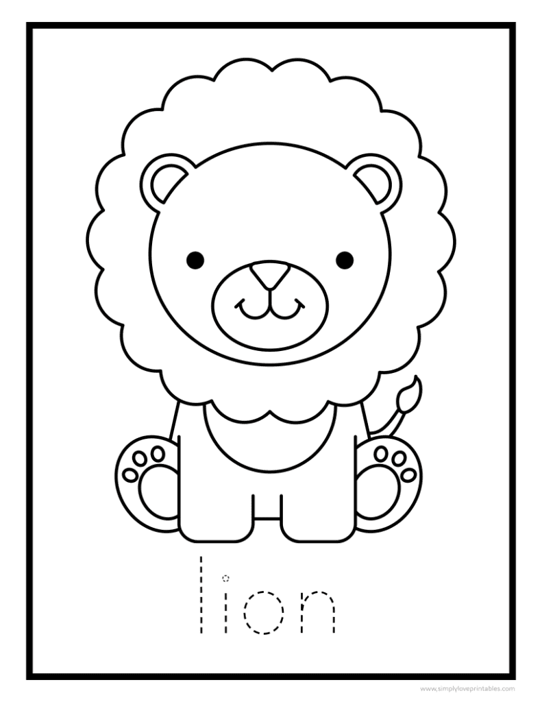 Simply Love Printables Lion Coloring Page Free Printable-1983-76066_1