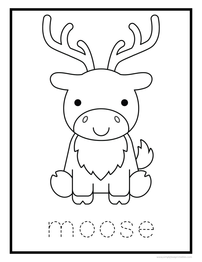 Simply Love Printables Moose Coloring Page Free Printable-1983-76068_1