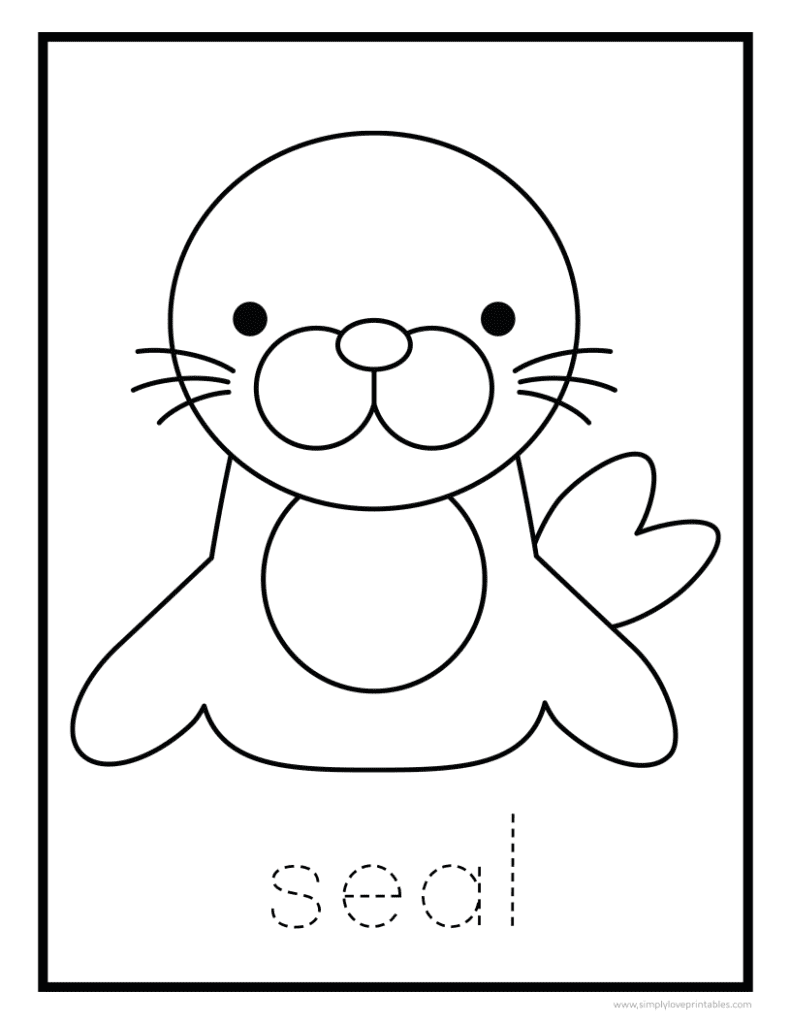 Simply Love Printables Seal Coloring Page Free Printable-1983-76076_1