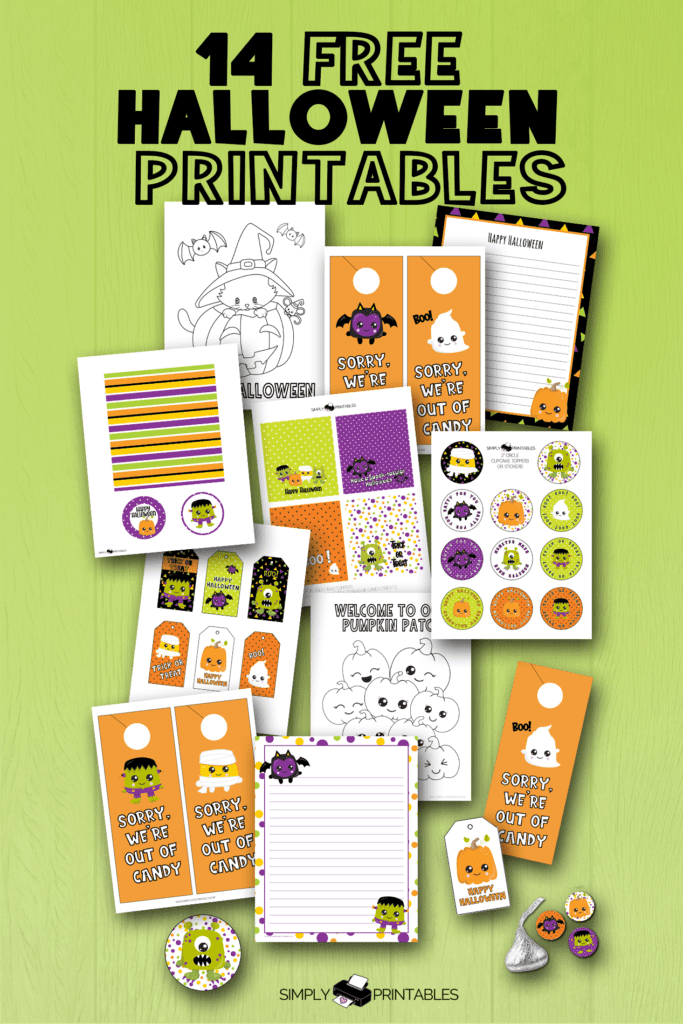 Free Printable Halloween Candy Wrappers and More - Simply Love Printables