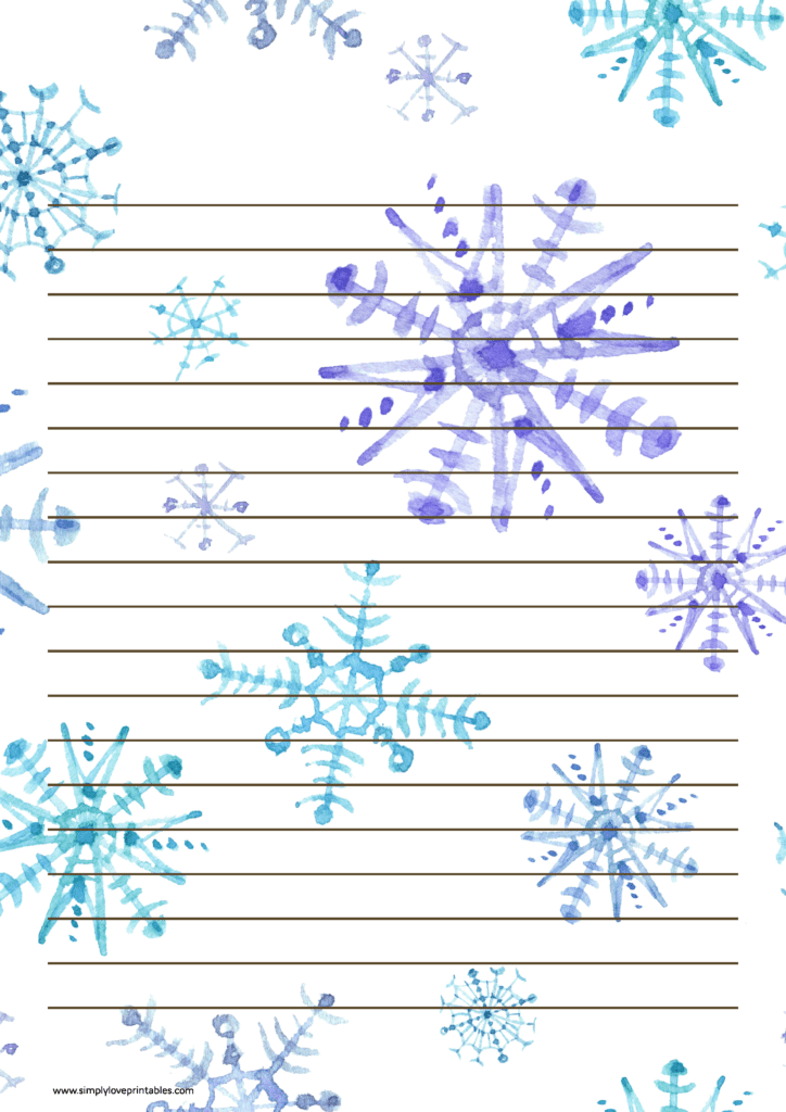 Simply Love Printables Hello Winter Journal Page