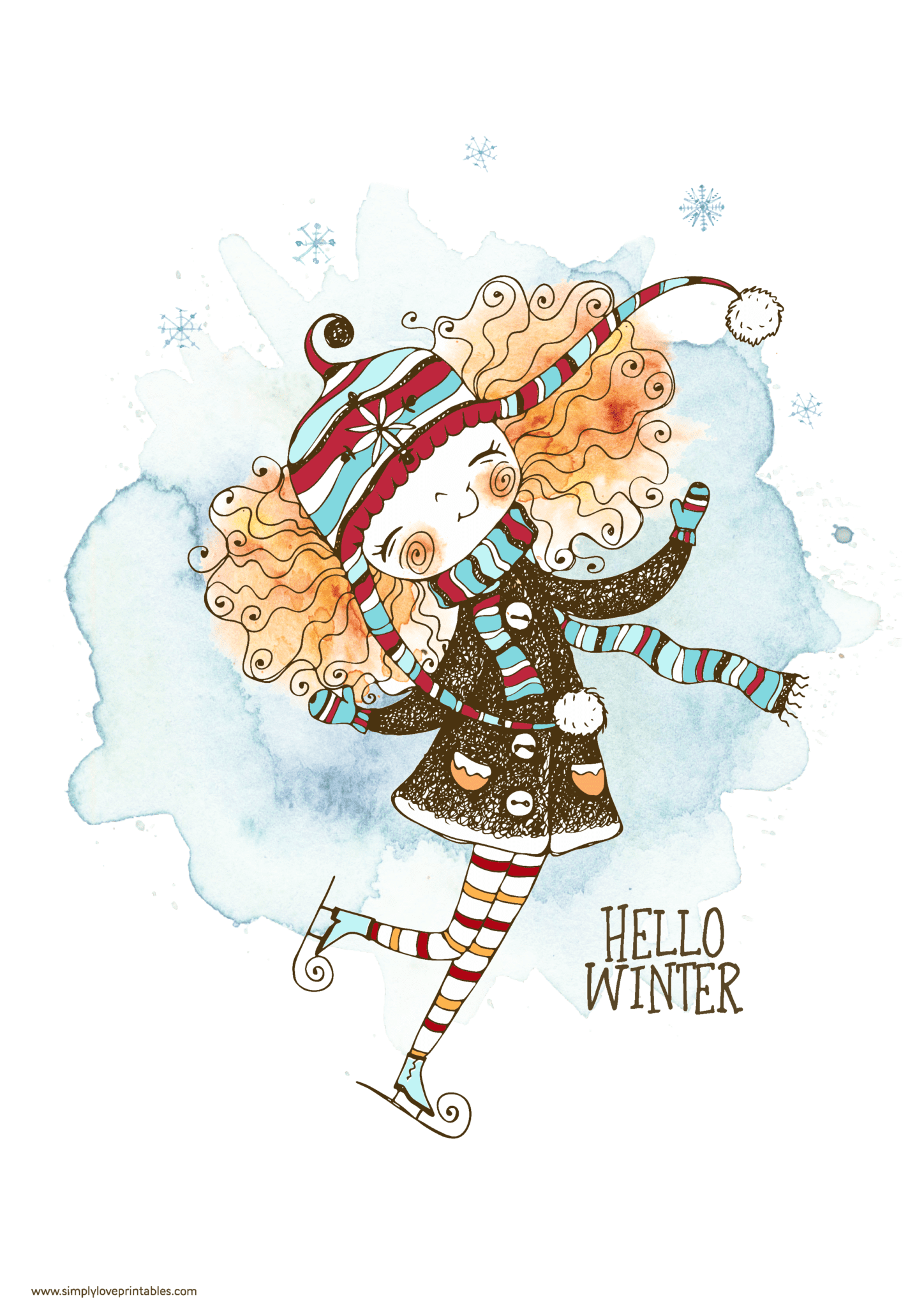 Free Printable Winter-Theme Planner Pages - Simply Love Printables