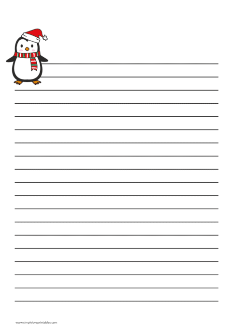 Free Printable Christmas Penguin Planner Pages - Simply Love Printables