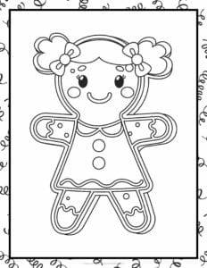 Free Printable Gingerbread Coloring Pages - Simply Love Printables