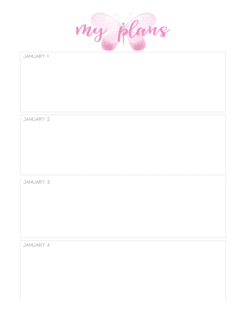 Free Dated Planner Pages | Simply Love Printables