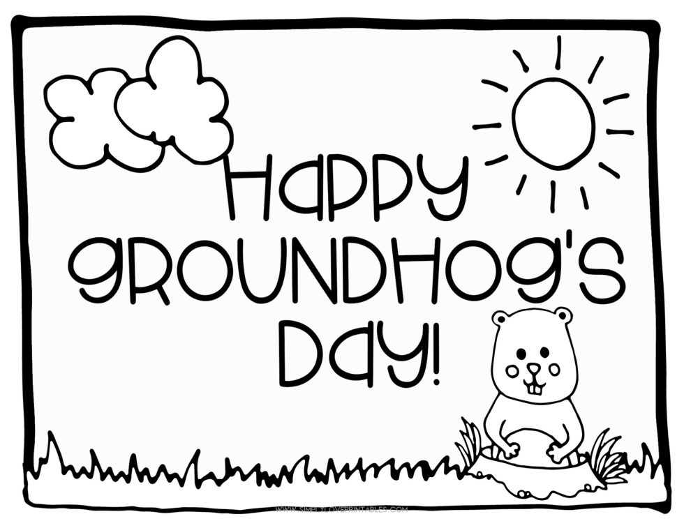 Free Printable Groundhog Day Activity Set - Simply Love Printables