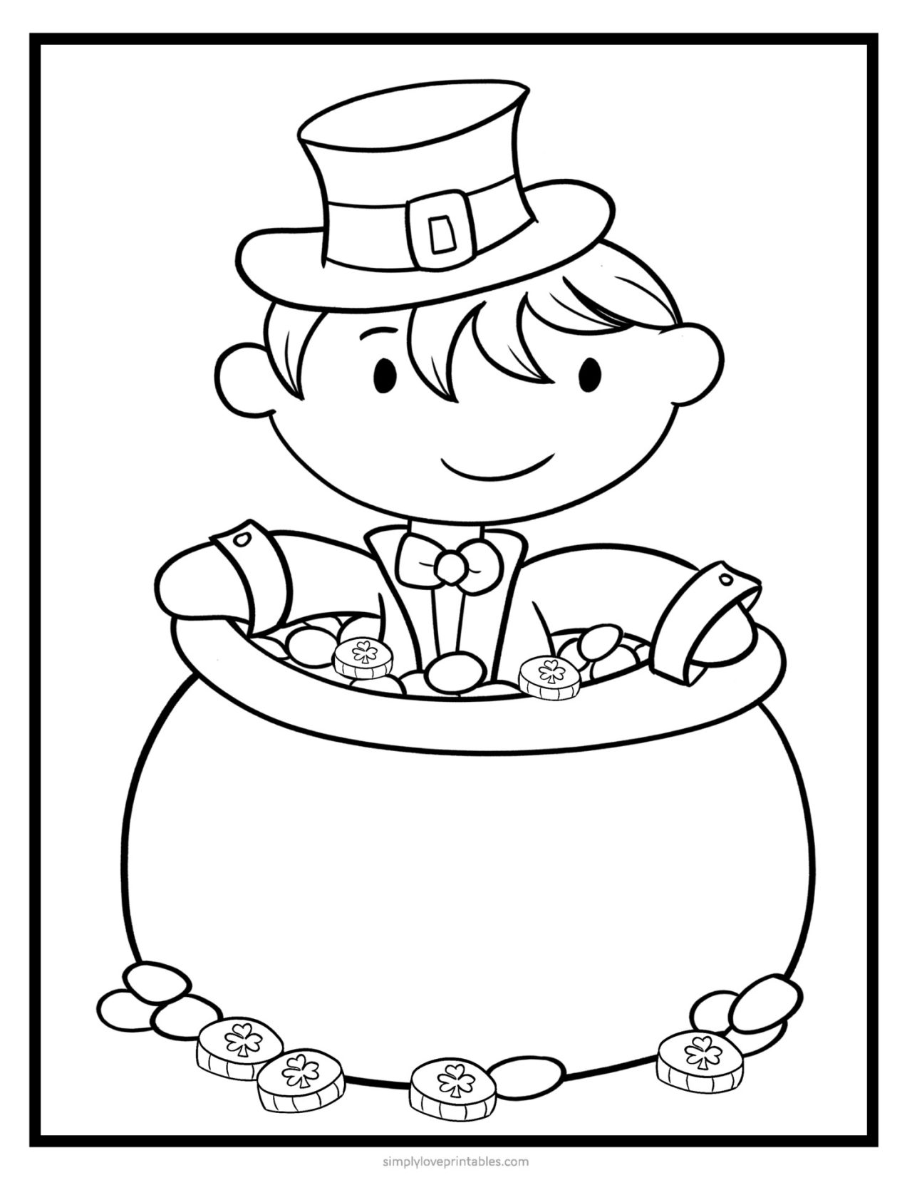 Free Printable St. Patrick's Day Coloring Pages - Simply Love Printables