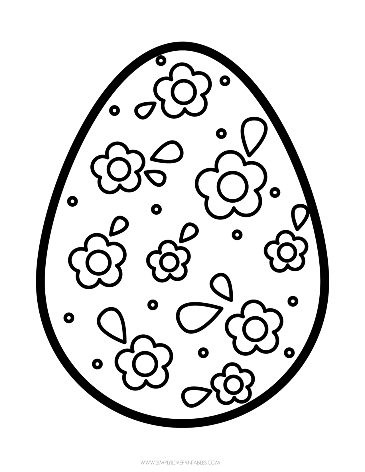 Free Printable Easter Coloring Pages - Simply Love Printables