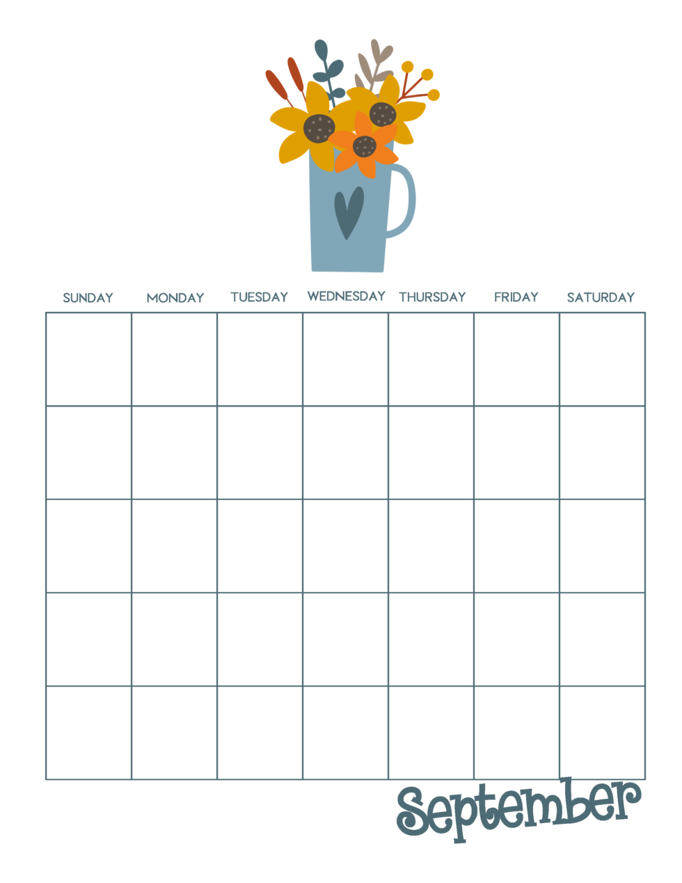 Free Printable September Planner Pages - Simply Love Printables