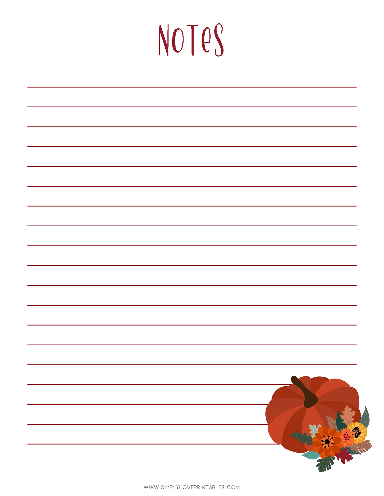 Free Printable November Planning Pages - Simply Love Printables
