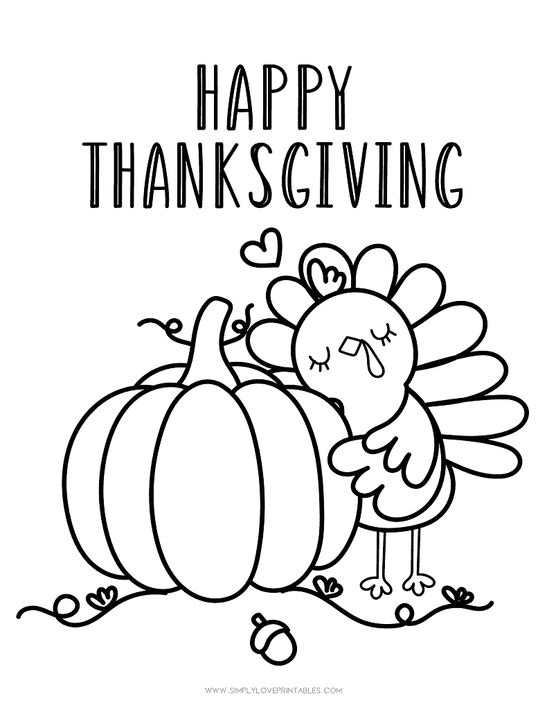 Simply Love Printables Final Thanksgiving Coloring Pages_Page_1