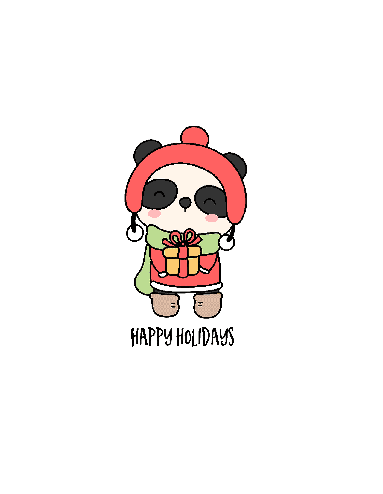 6 Free Printable Super Cute Christmas Cards - Simply Love Printables