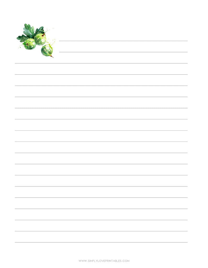 Simply Love Printable Journal Page
