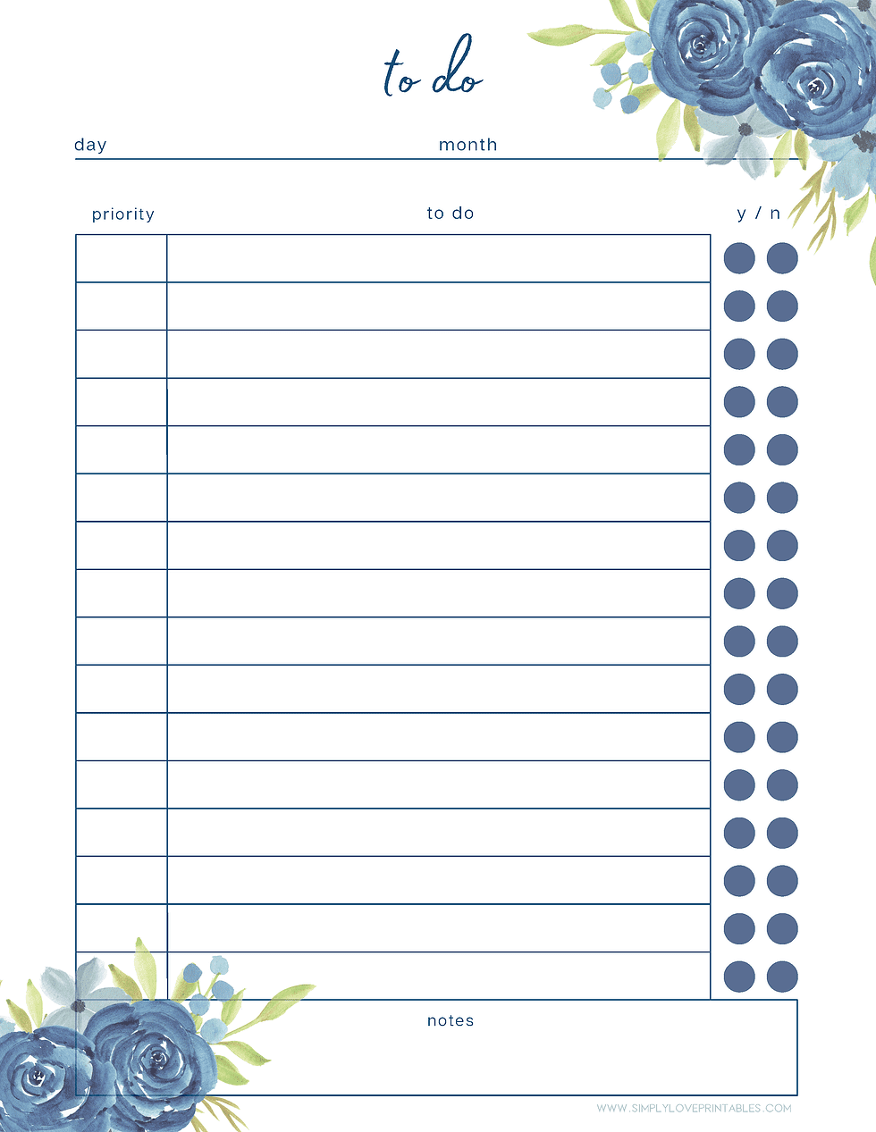 30 Free To Do List Printables | Simply Love Printables