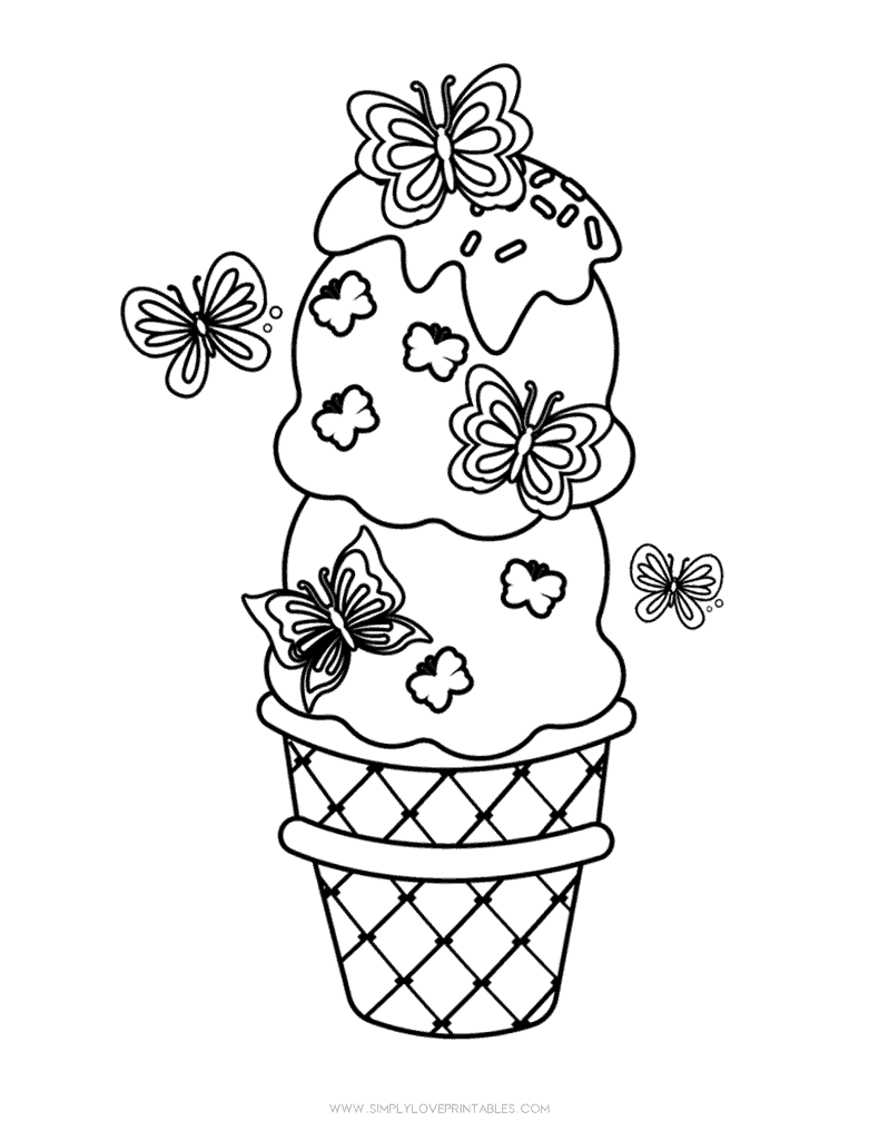 Simply Love Printables Ice Cream Spring