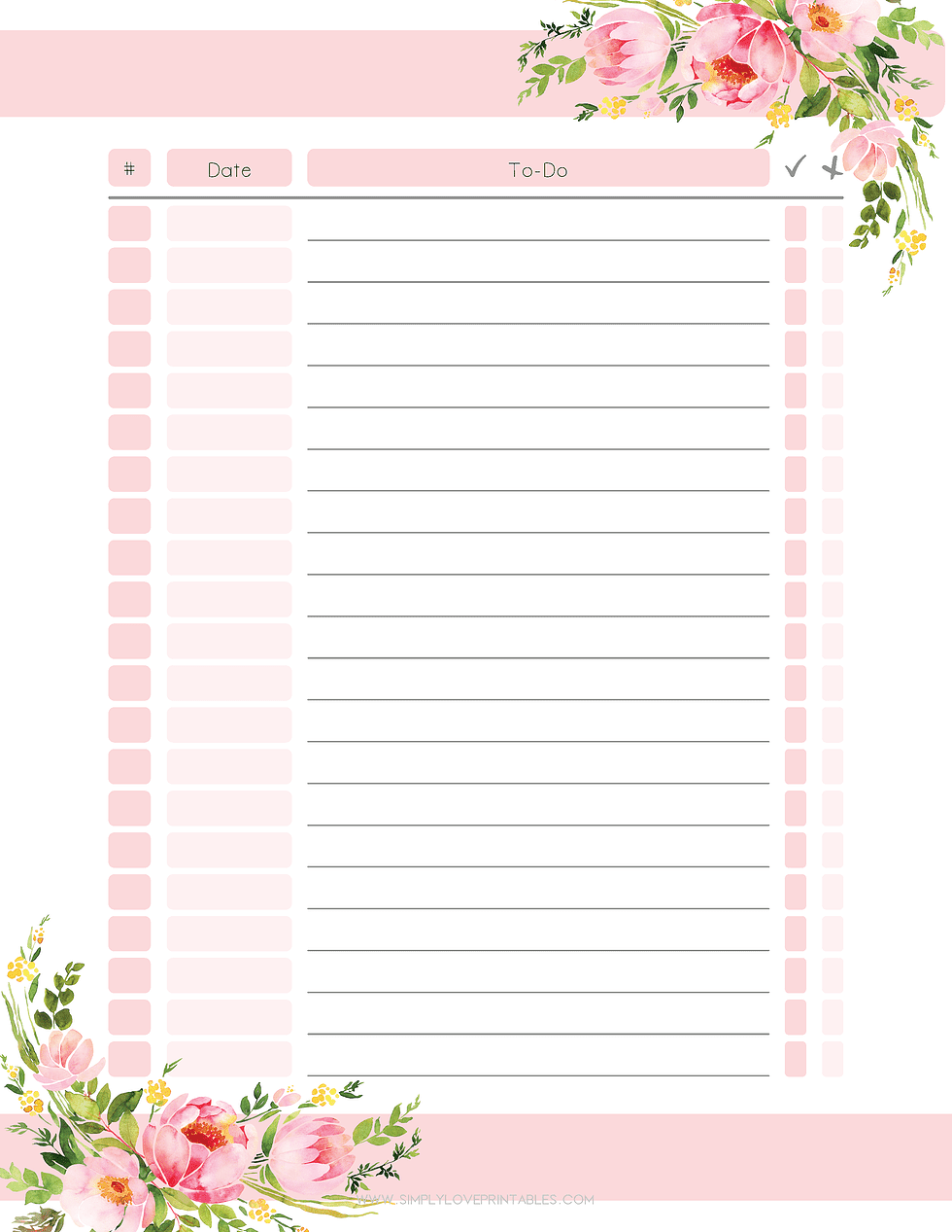 30 Free To Do List Printables | Simply Love Printables