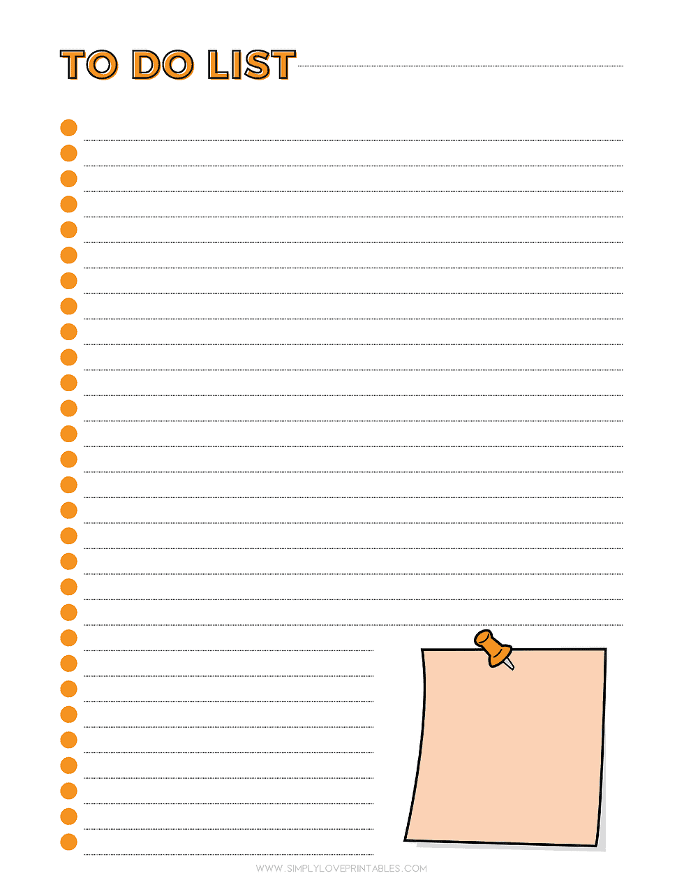 30 Free To Do List Printables | Simply Love Printables