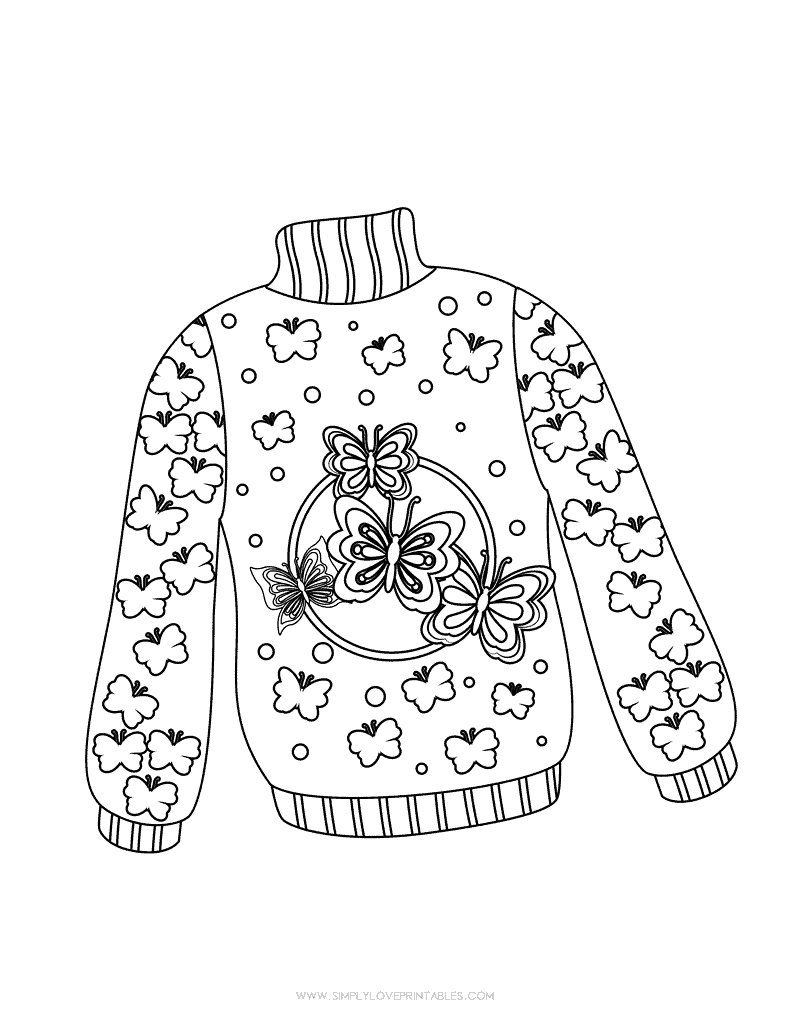 Simply Love Printables Spring Ugly Sweater