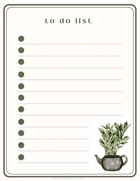 30 Free To Do List Printables | Simply Love Printables
