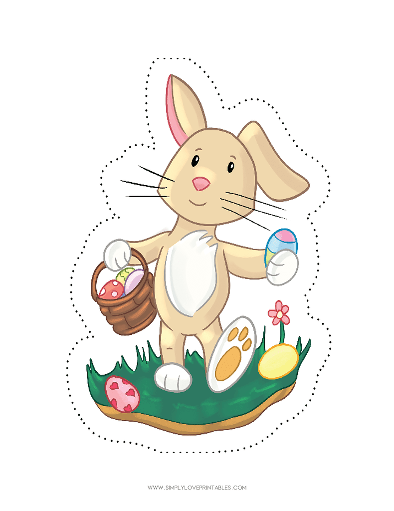 Simply Love Printables Complete Set of Easter-Theme Cutouts