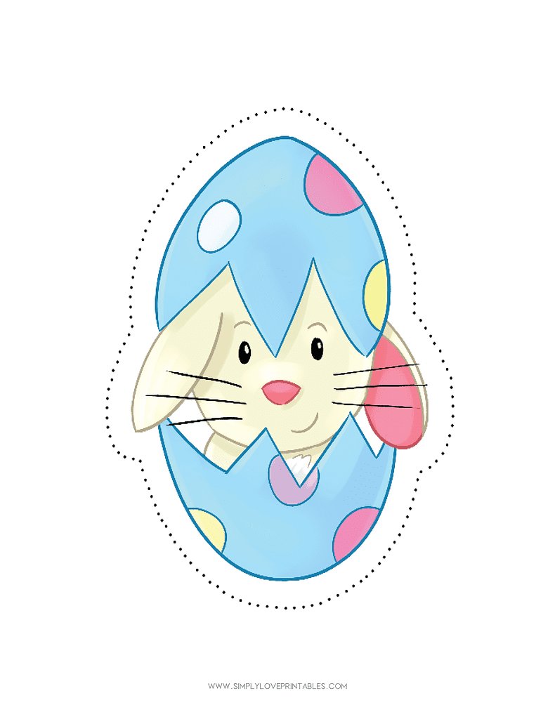 Simply Love Printables Complete Set of Easter-Theme Cutouts