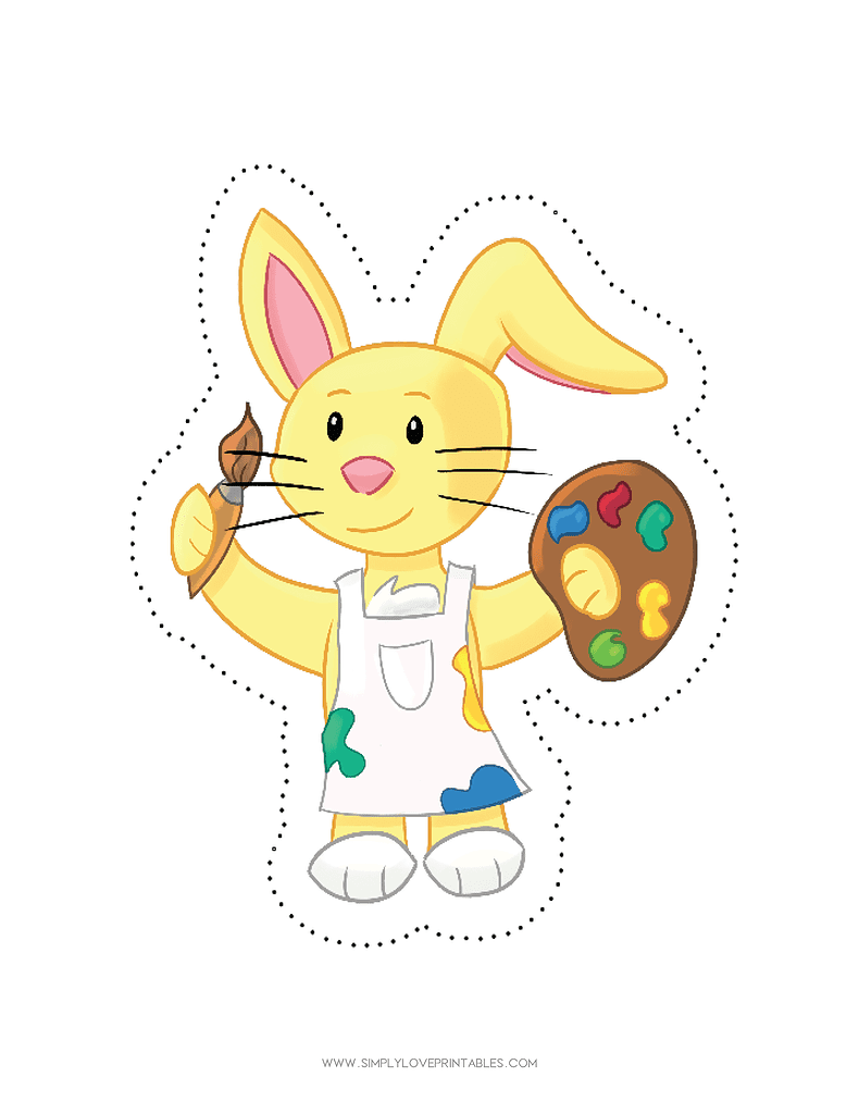Simply Love Printables Complete Set of Easter-Theme Cutouts