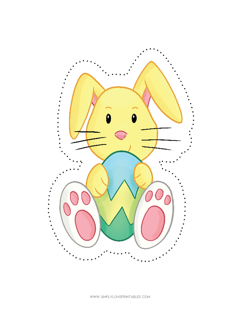 Simply Love Printables Complete Set of Easter-Theme Cutouts