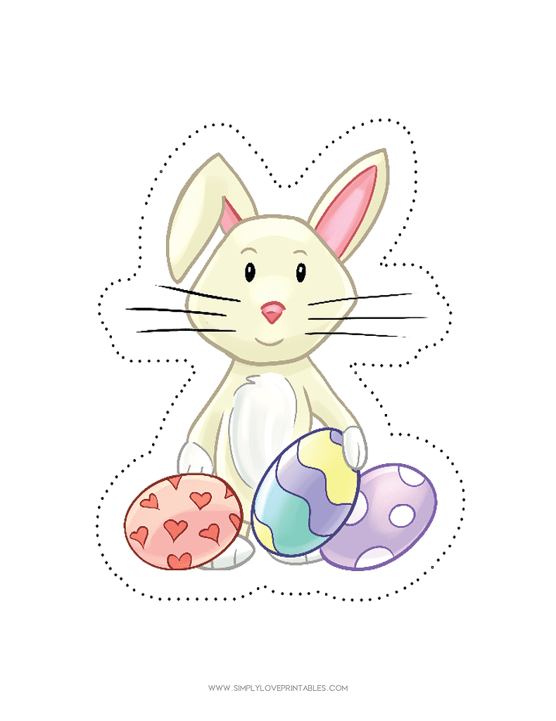Simply Love Printables Complete Set of Easter-Theme Cutouts