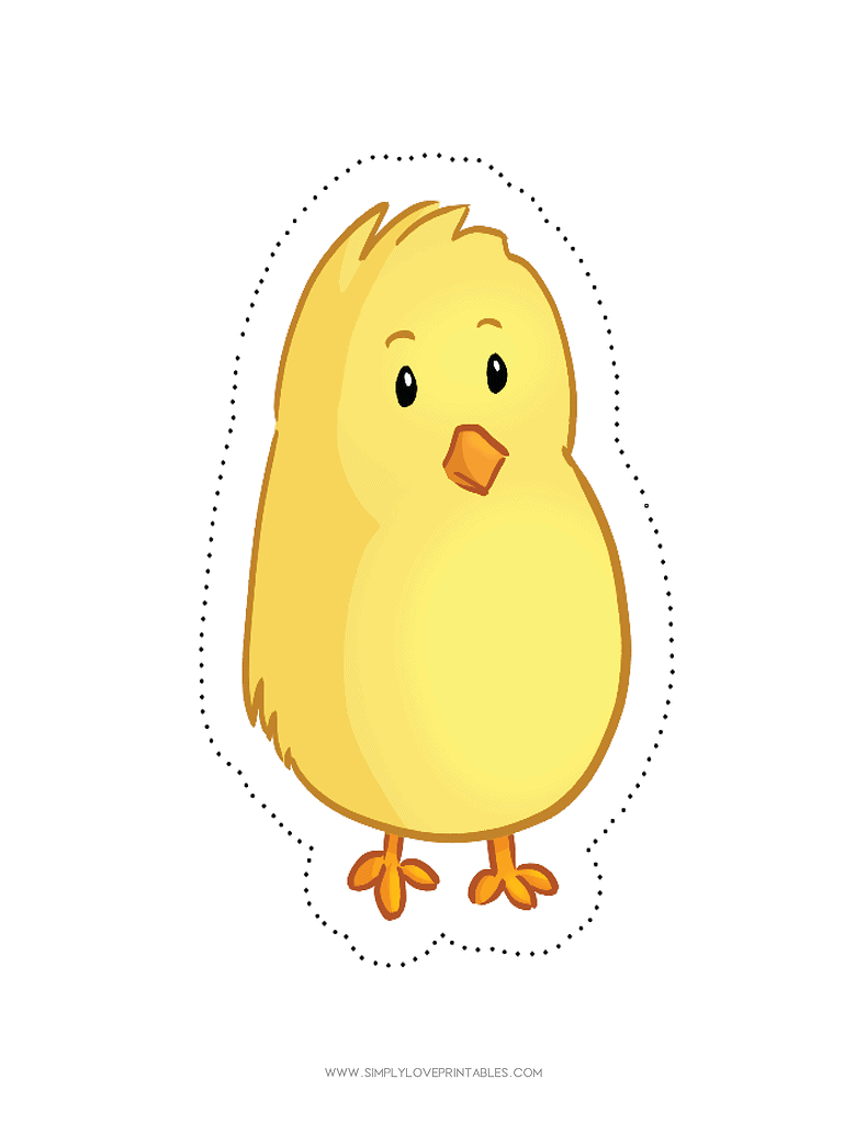 Simply Love Printables Complete Set of Easter-Theme Cutouts