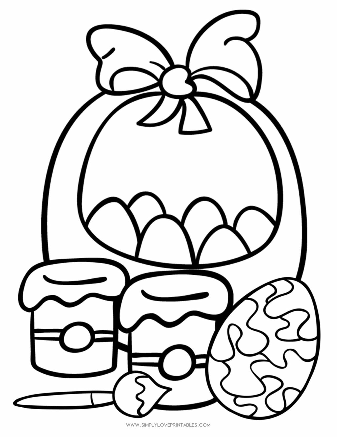 43 Free Easter Coloring Printable Pages | Simply Love Printables