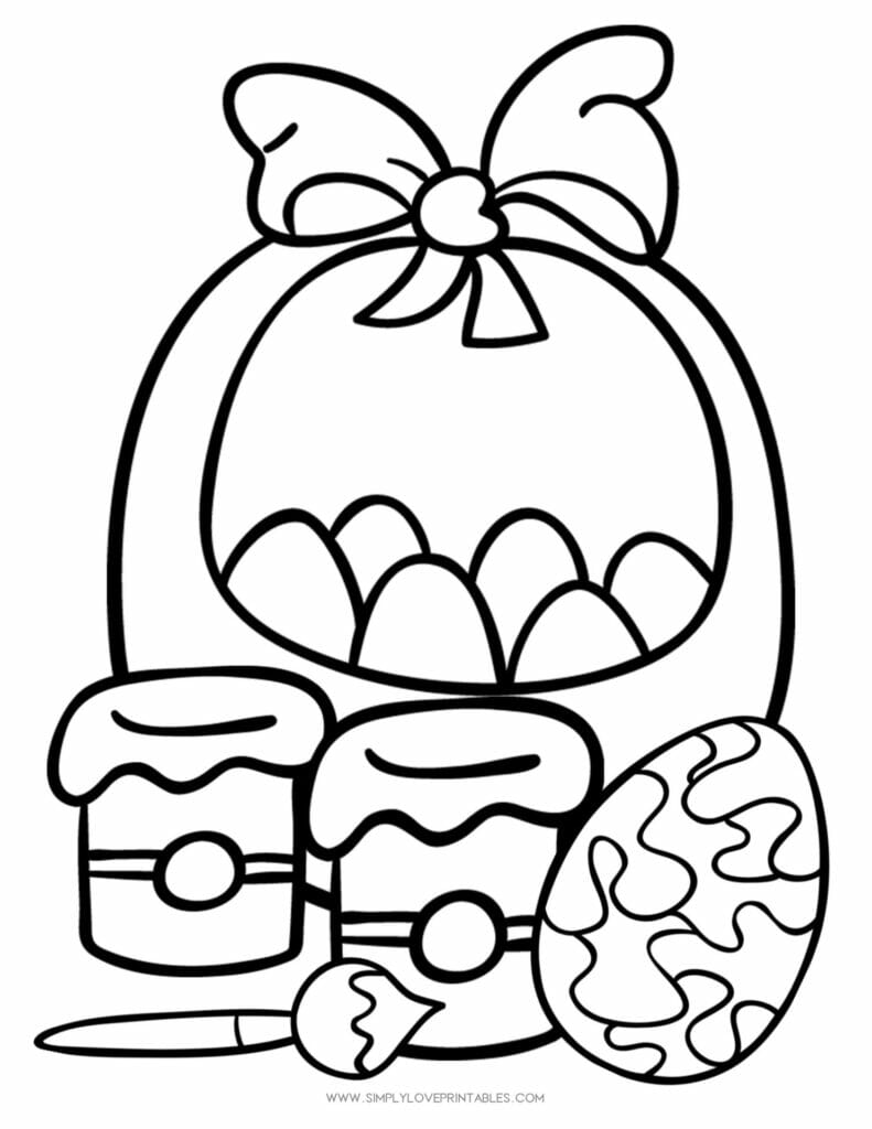 Simply Love Printables Easter Coloring Pages 2022_Page_06
