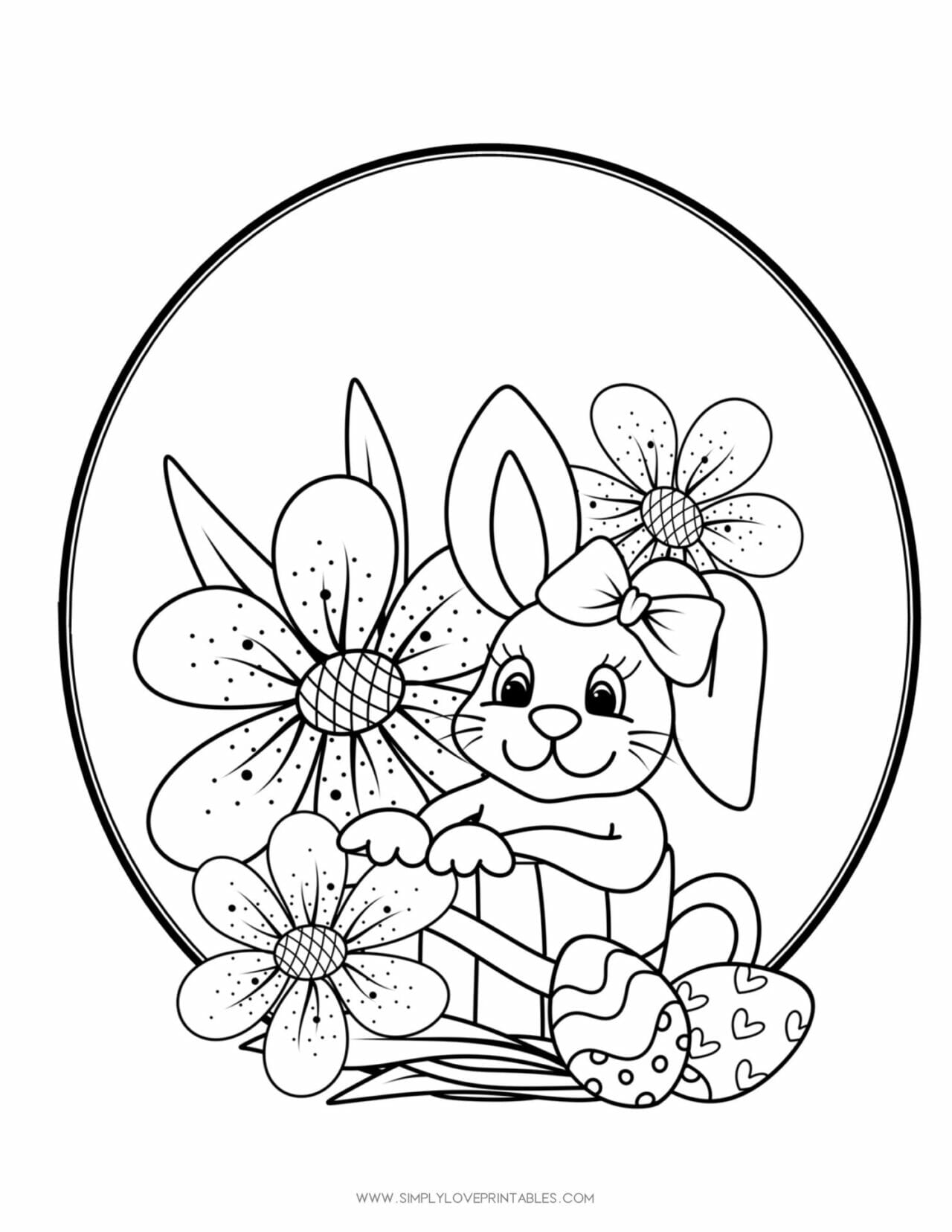 43 Free Easter Coloring Printable Pages | Simply Love Printables