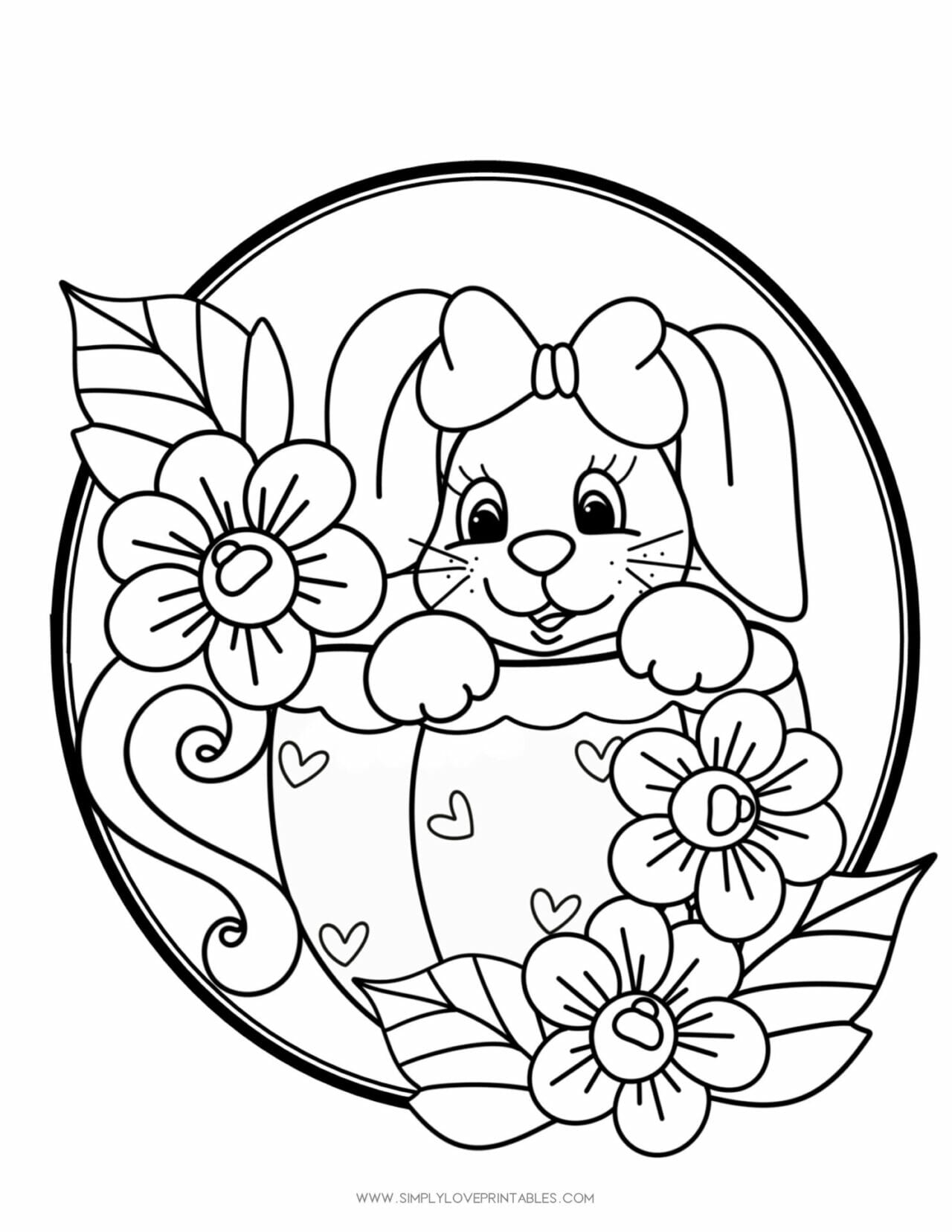 43 Free Easter Coloring Printable Pages | Simply Love Printables