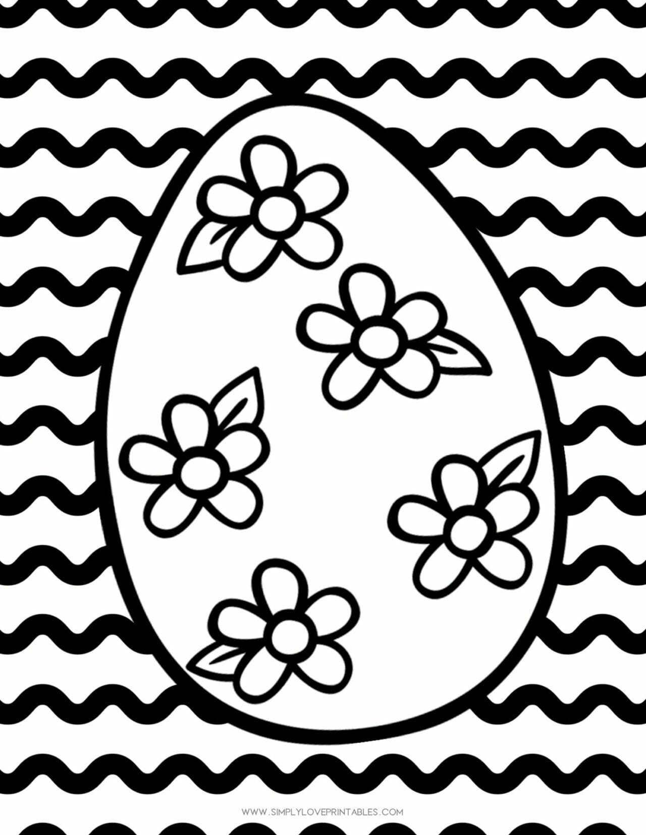 43 Free Easter Coloring Printable Pages | Simply Love Printables