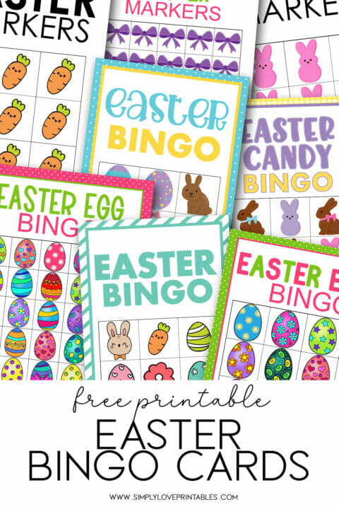 Free Printable Easter Bingo Cards | Simply Love Printables
