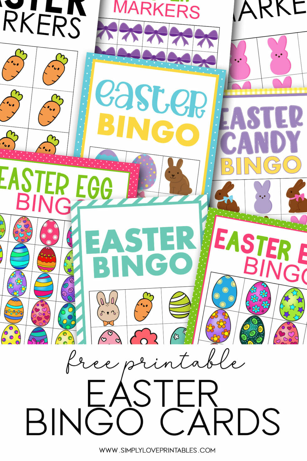 Free Printable Easter Bingo Cards | Simply Love Printables