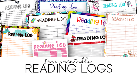 20 Free Printable Reading Logs for Kids | Simply Love Printables