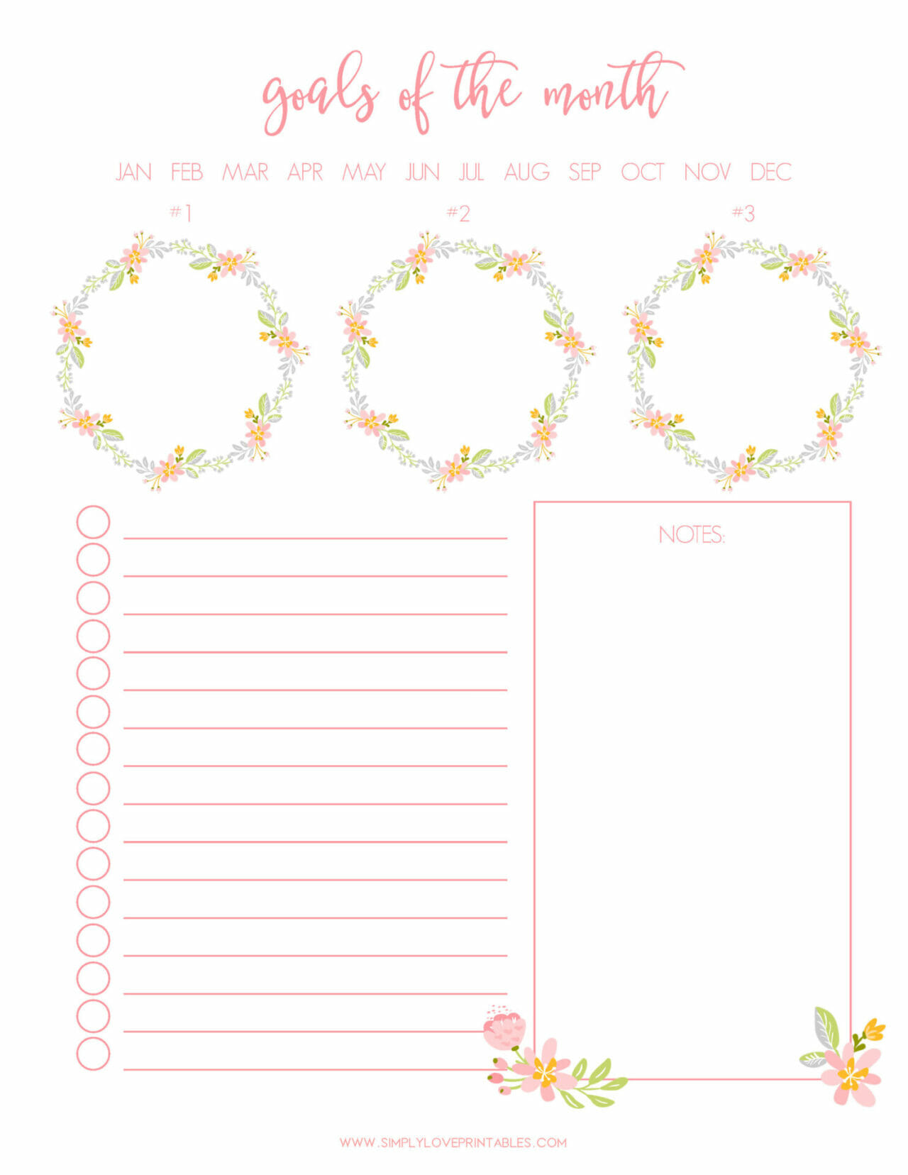 Free Printable April Planning Pages | Simply Love Printables