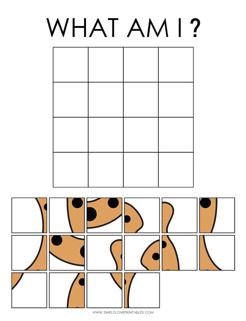 Simply Love Printables What Am I Puzzle Horseshoe