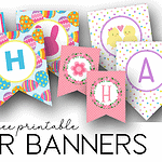 Simply Love Printables Happy Easter Banner